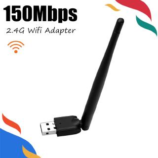 150Mbps Adaptador Wifi Min USB Cartão de Rede com Antena (1)
