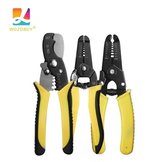 Ferrule Crimping Tool Kit AWG23-7 Self-adjustable Ratchet Cable Wire Stripper Tool Kit Plier Tool Set Wire Crimp Wire Terminal (2)