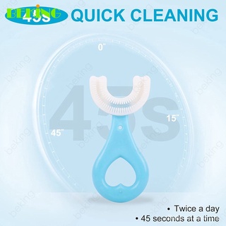 Escova De Dente Em Forma De U De 360 ​​graus Para Crianças De 2 A 12 Anos escova de dente infanti xícara colar (5)