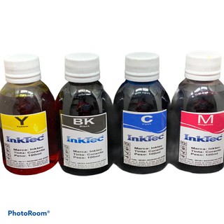 Tinta Recarga p/ impressoras Hp/Canon 4 cores + Agulha e Seringa (2)