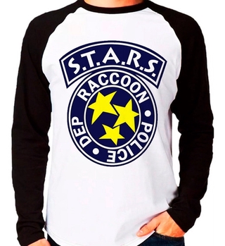 Camiseta Stars Police Raccoon Resident Evil Umbrella Corp