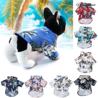 shimeistore Camisa/Blusa Com Estampa De Árvore De Coco/Abacaxi Para Animais De Estimação/Verão