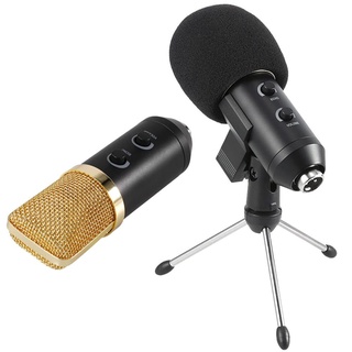 Microfone Condensador Usb Bm100fx Profissional Omnidirecional Estúdio Podcast Youtuber Vocais Voz e Violão Espuma Tripé (3)