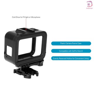 PR*Protective Housing Frame Shell Mount Accessory for GoPro Hero 8 Black with Quick Movable Socket and Screw (3)