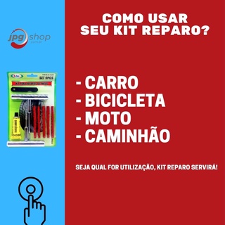 Kit Remendo Ferro Reparo Macarrão Pneu Carro Moto S/ Câmara (5)