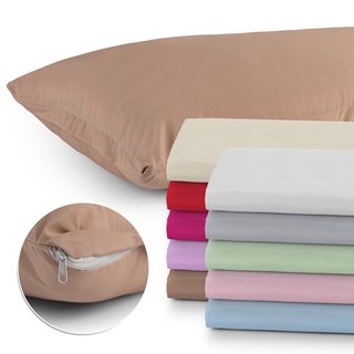 Travesseiro De Corpo Xuxão + Fronha com Ziper Percal e Fibra Silicone Anti Alergico (3)