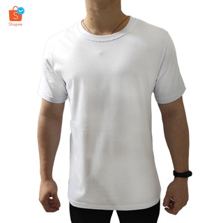 Camisetas Básicas Lisas Branca Preto Azul marinho Vermelho Camiseta Tradicional 100% Algodão Malha 30.1