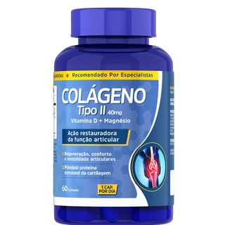 Colágeno Tipo 2 40mg + Vitamina D + Magnésio