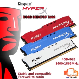 Memória RAM Kingston HyperX FURY DDR3 4Gb 1600Mhz