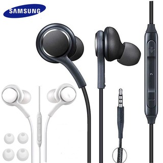 Fones de ouvido Samsung IG955 Fone de ouvido com fio de 3,5 mm para controle de volume com microfone para smartphone Galaxy S10 S9 S8 S7 S6 huawei xiaomi