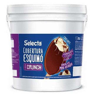 Cobertura Esquimo Crunch Chocolate Meio Amargo 4 Kg