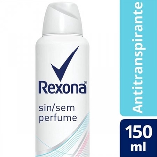 Desodorante Antitranspirante Aerosol Rexona Feminino Sem Perfume 150ml