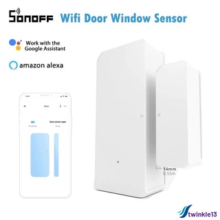 Sonoff DW2 WiFi Sensor De Porta e Janela Sem Fio Notificação Automação Residencial Alerta Aplicativo Ewelink twinkle13