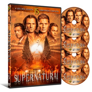 Dvd Série Supernatural 15ª Temporada Completa Dual Áudio