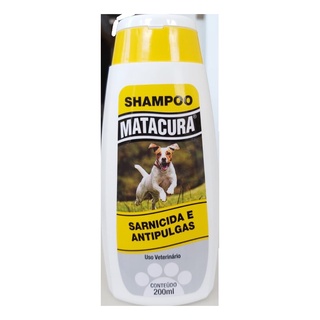 Shampoo Matacura para Cachorros - Sarnicida - 200ml