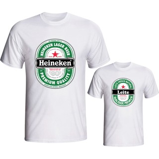 Kit Camisetas Tal Pai tal Filho - Heinekein - Personalizado