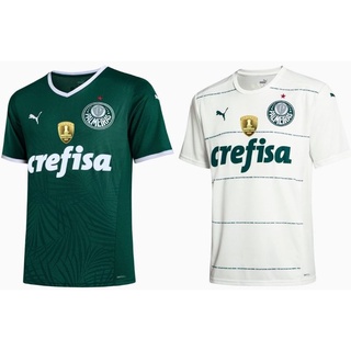 Camisa/Camiseta Palmeiras Branca Nova 2022 Símbolo Bordado Promoção