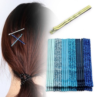 DSFT💎 24PCS/Set Hot Sale New Styling Tools Hair Accessories Wavy Hair Clips Glitter Bobby Pins/Multicolor (4)