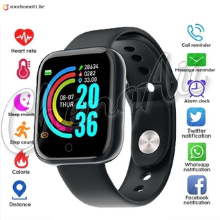 Y68 D20 Smart Watch Bluetooth Watch with USB Heart Monitor