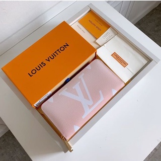 Fotografia física Louis Vuitton nova bolsa clutch LV feminina carteira longa com caixa Modelo: 80360 Pronto para enviar