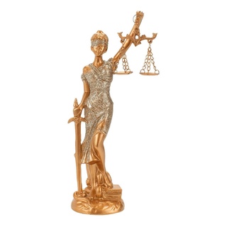 Dama Da Justica 21.5cm - Enfeite Resina Advogado (1)