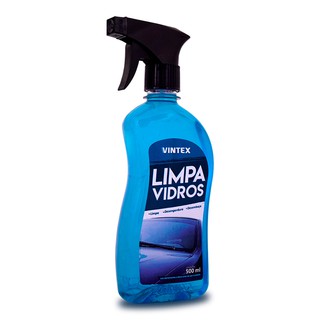 Limpa Vidros Desengordurante Desembaçante Carro Casa Espelhos Video Vitrines de Vidro - Vintex by Vonixx 500 ml