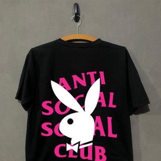 Camiseta anti social Assc PLAYBOY exclusividade 100% algodão
