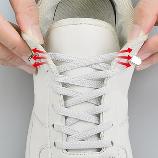 Nova Elastic Não-Tie Cadarços Semicircle Sapato Laços Para Crianças E Adultos Tênis Cadarço Rápida De Bloqueio De Metal Cordas
