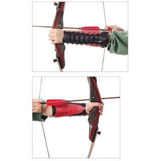 Ace Protetor Handmade Antebraço De Couro Bracers Para Tradicional Arco Tiro Treinamento Proteger Seu Braços De Arranhões (5)