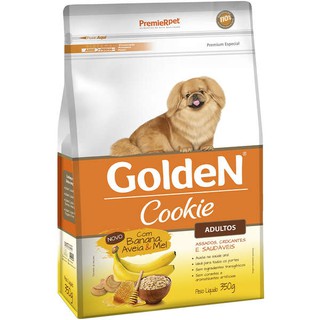 Biscoito Golden Cookie Banana Aveia e Mel para Cães Adultos 350g