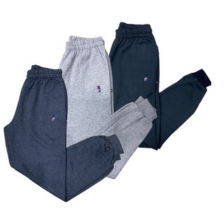 kit 03 calças masculina moletom com punho elástico p m g gg variadas promoção