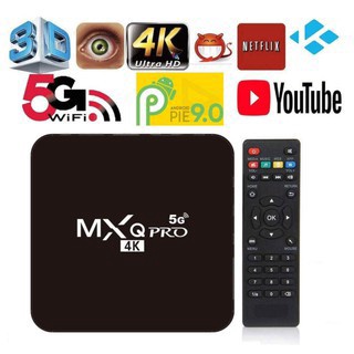 Caixa Smart Tv 5g Mxq Pro 4k 16gb + 256gb Android Ultra Hd Tv Box Android 10.1 3d Player Smart Tv Box
