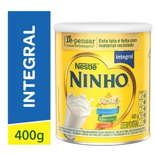 Leite em Pó Integral Nestle Ninho Forti+ lata 400g
