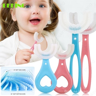 Escova De Dente Em Forma De U De 360 ​​graus Para Crianças De 2 A 12 Anos escova de dente infanti xícara colar (8)