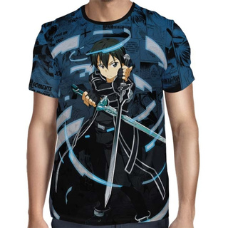 Camisa Premium - Sword Art Online Kirito Blue Full Print (1)