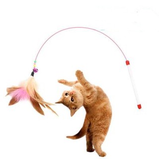 Kumopet Brinquedo Divertido Com Fio/Sino/Penas Para Animais De Estimação