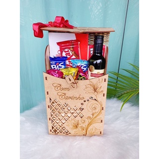 cesta de chocolate com vinho presente sofisticado e romântico presente para mãe madrinha esposa chefe avós dia dos namorados dia das mães