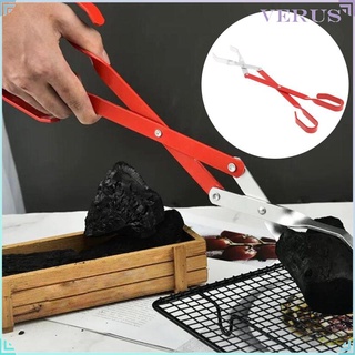 Barbecue Grilling Tongs Rust Resistant for Fireplace Campfire Outdoor Indoor (2)
