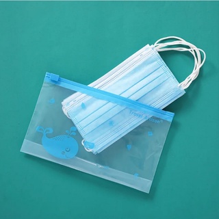 Saco de armazenamento de máscara antibacteriana sub-embalagem saco selado com zíper saco sanitário reutilizável (7)