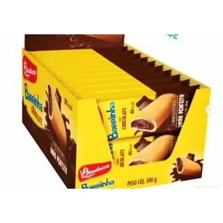 Caixa Com 20 Unidades De Barrinha Bauducco Chocolate Goiaba