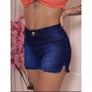 Short Bermuda Jeans Feminino com lycra