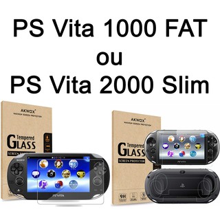 Pelicula de Vidro para PS Vita 1000 Fat ou PS Vita 2000 Slim