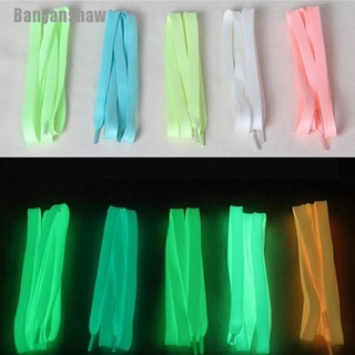 Banyanshaw 2pç / Par Cadarço Luminoso Colorido Que Brilha No Escuro / Esportivo / Corrida (6)