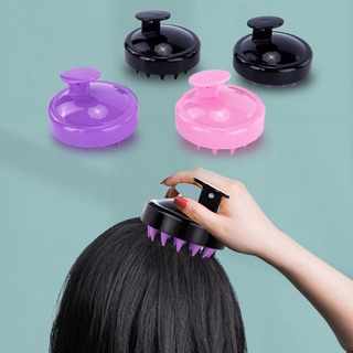 Escova Massageadora couro cabeludo De Silicone Flexível Para Cuidado Com O Couro Cabeludo/De Massagem