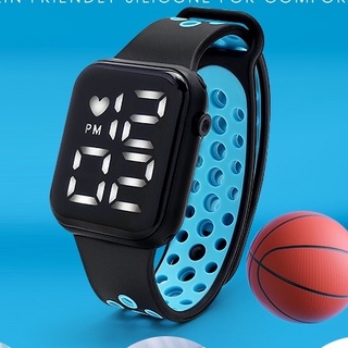 Relógio digital LED quadrado à prova d'água feminino e masculino Esportes ao ar livre Apple watch