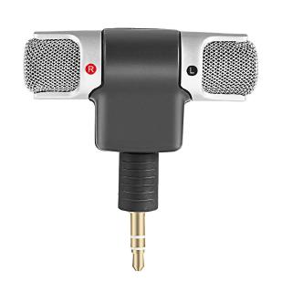 Mini Microfone Estéreo Digital de 3,5mm para PC / Notebook (1)