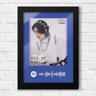 ✦ Hyunjin - NO EASY (Stray Kids) ✦ - Quadro Interativo Spotify