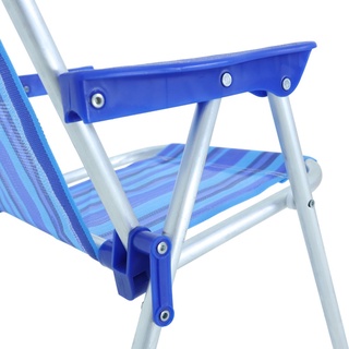 Cadeira Infantil Alumínio Bel cadeira de praia infantil azul (3)