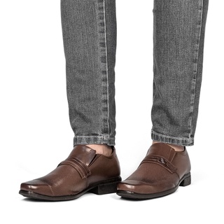 Sapato social masculino em couro sintetico de calçar (2)