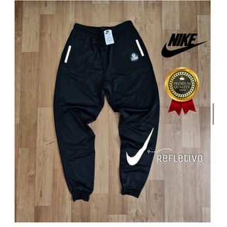 Calça Nike Masculina Com Bolso Promoção Jogger Envio Imediato Preta Logo Refletivo (7)
